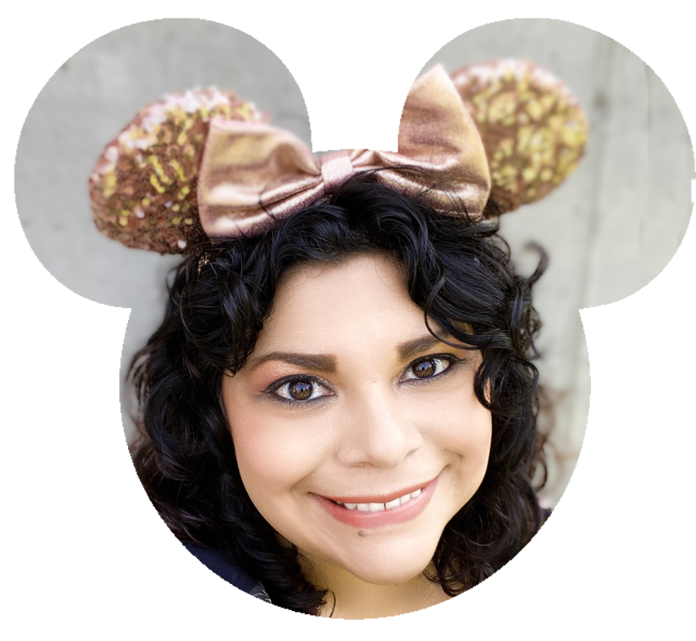 Edy Smith with Mickey Ears